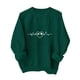 thumbnail image 1 of Sudadera sin capucha con estampado del Día de San Patricio, moderna y bonita, con cuello redondo y manga larga para niños y niñas. Blusa para niña., 1 of 2