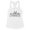 White, variant on Skyline Cambridge England Tank Top Fitted Racerback Women's Large White