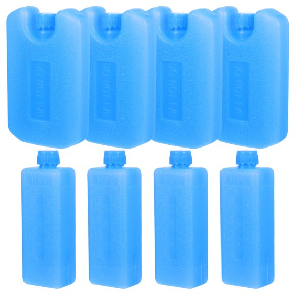 ETEREAUTY Etereaity Sky-Blue Pe Ice Crystal Boxes for Cooler Enhanced Cooling Performance 8Pcs
