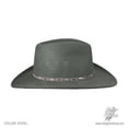 thumbnail image 2 of Elkhorn Crushable Wool Felt Western Hat - XS - Steel Gray, 2 of 5