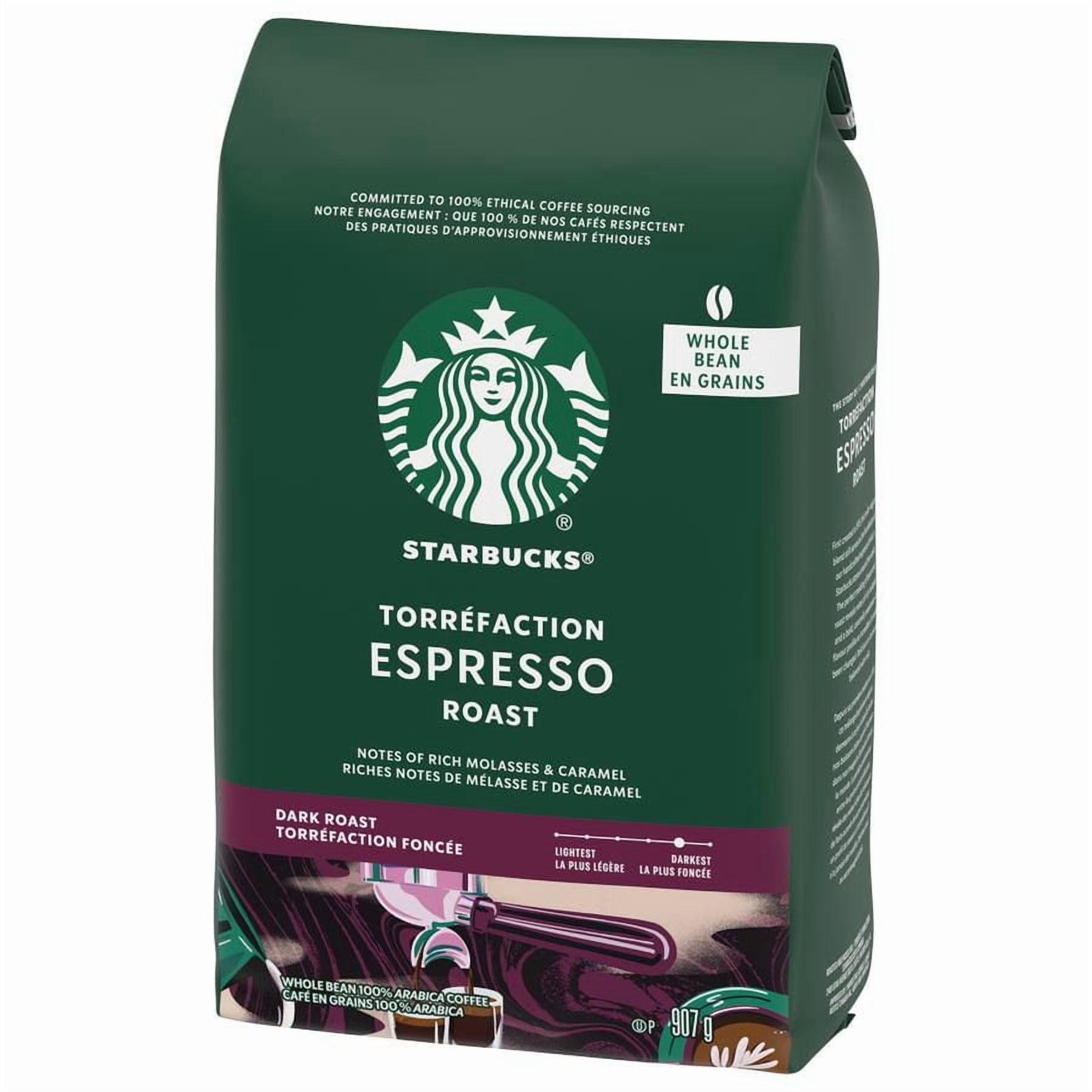 STARBUCKS Espresso Roast Coffee Whole Bean 907 g