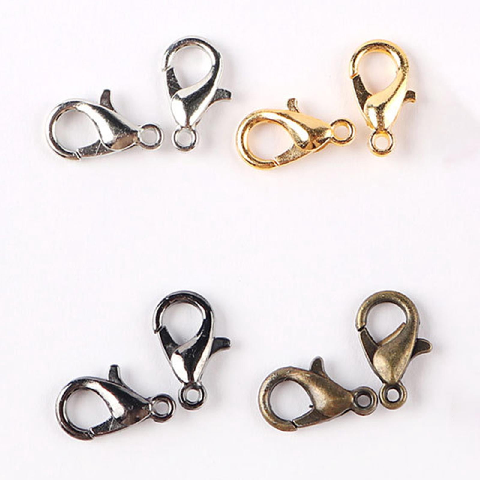 GUOOL Jewelry Findings Kit - Lobster Claw Clasps And Colorful Open Jump Rings for Jewelry Making Supplies DIY Earrings Bracelets Necklace Keychain Findings