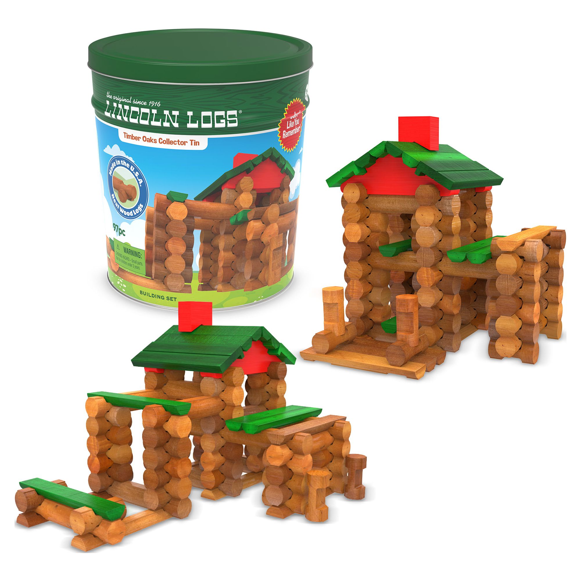 Lincoln Logs 97 PC Classic Lodge Set - image 2 of 4