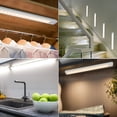 thumbnail image 3 of Lámpara de gabinete con sensor recargable, luz + sensor corporal + luz de pared con atenuador por inducción, 3 of 8