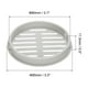 thumbnail image 2 of Uxcell 20Pcs 80mm/3.1in Ventilaciones de aire circulares, tapa de ventilación gris, 2 of 4