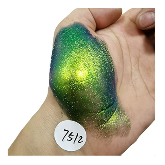 Acahhotxx Nail Art Sticker, Color Shifting Changing Powder Metallic Paint Dry Pigment for Epoxy Resin Craft Jewelry Making Toning - 12