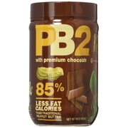 Bell Plantation Chocolate PB2 Powdered Peanut Butter, 16oz, 4 Pack