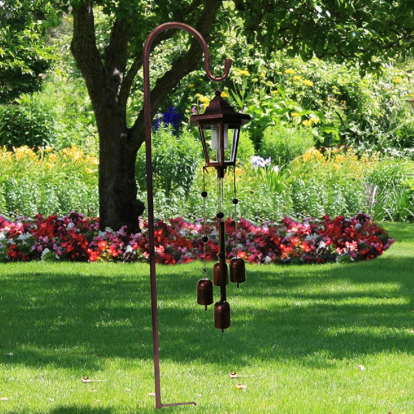 colaxi Solar Wind Chime Light Sturdy Gifts for Women Decorative for Yard Patio Home with Hook