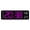 Hot Pink, variant on Hot Pink Led Digital Desk Clock With Temperature Display Jump Seconds Countdown For Bedroom White Pink Light
