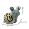 thumbnail image 2 of Matoen Solar Frog Garden Statues with Hand-Painted Pattern Resin Yard Decorations Outdoor Sculptures for Patio Porch Housewarming Birthday Gifts for Children Women, 2 of 5