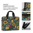 thumbnail image 4 of 16" Laptop Briefcase for Work Travel Laptop Shoulder Bag Carrying Handbag Laptop Case Vibrant and Colorful Graffiti Patterns, 4 of 8