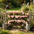 thumbnail image 2 of Expandable Fence Privacy Screen, Artificial Ivy Flower Hedge Fence, Outdoor Wall Decoration Balcony Railing Shelter Beautification Plant Wall for Outdoors Garden Patio Deck Apartment, 2 of 6