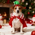 thumbnail image 3 of Festive Christmas Pet Cape Decoration For Holiday Style Celebration With Your Adorable Dog And Cat, 3 of 5