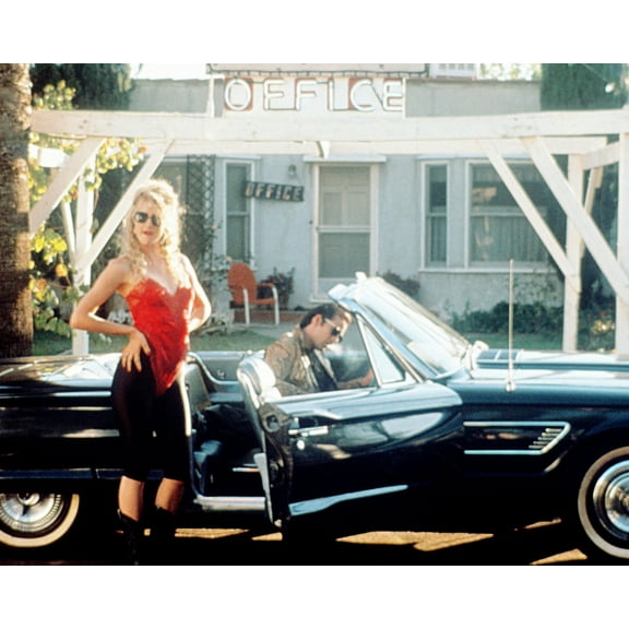 Wild at Heart Nicolas Cage classic 1965 Ford Thunderbird car Laura Dern 24x36 Movie Poster HD Aluminum Wall Art