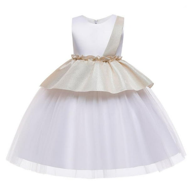 Little Girl Wedding Party Dresses cake princess Costumes Birthday