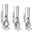 thumbnail image 3 of Outdor Precision Stainless Steel Ice & Fruit Spoons For Everyday Dining – Grade Tableware Utensils For Serving Desserts And Fresh Fruit, 3 of 6