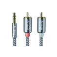 thumbnail image 4 of Transemion 3.5mm to RCA Braided Cable Splitter Cord TV Computer Amplifier Audio Adapter Cable  3m, 4 of 9