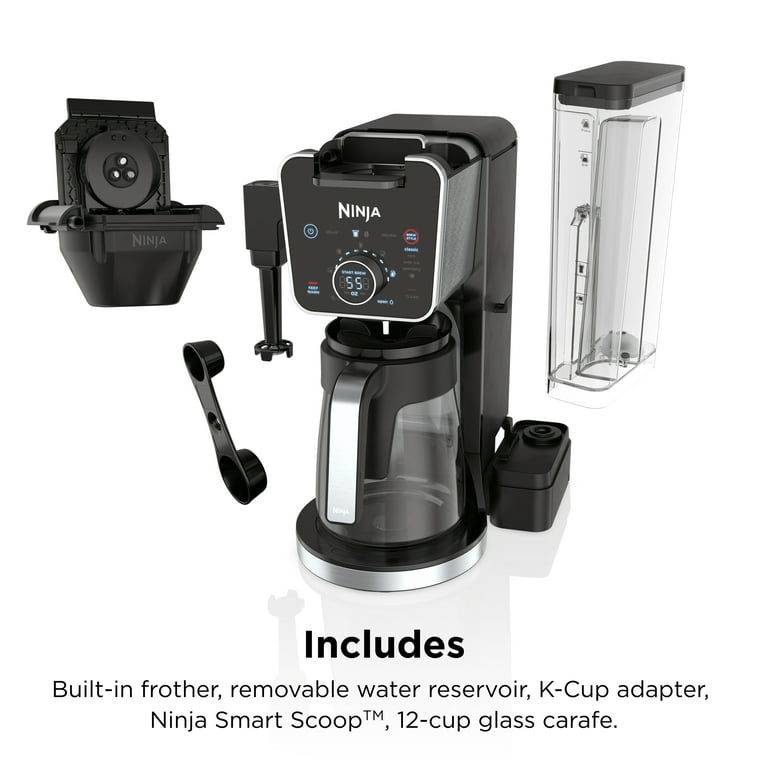 Ninja Dual Brew 12-Cup Coffee Maker K-Cup Compatibility 3 brew styles  CFP201 622356569712