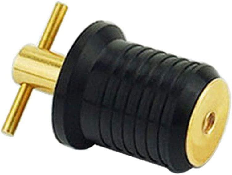 MorningRo 4-Pack T-Handle & Snap Handle Boat Drain Plugs - 1 Inch Brass & Stainless Steel - View #8