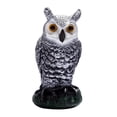 thumbnail image 1 of jinwen Fake Owl Bird Rabbits Deterrent for Garden Protector Keep Birds Away 13x27cm, 1 of 8