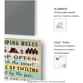 thumbnail image 5 of Muchenggift Camping Rules Retro Aluminum Plaque, 5 of 6