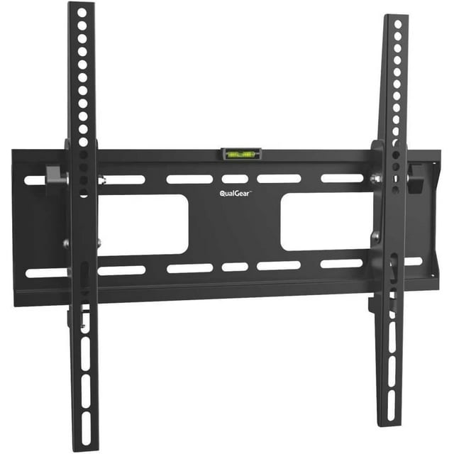 QG-TM-T-015 QualGear Support Mural Inclinable Universel Profil Bas pour TV 32-55 Pouces, Noir