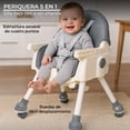 thumbnail image 3 of Silla Alta Periquera Portátil De Comer Bebe 5 En 1 Ajustable, 3 of 6