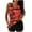 Red, variant on Two Piece Tankini Swimsuits for Women Floral Printed Loose Blouson Swim Top with Boyshorts Tummy Control Bathing Suits Swimwear Mint Green XL