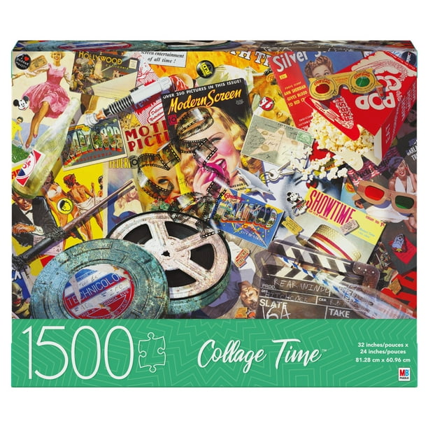 1500-Piece Collage Time Jigsaw Puzzle, Movie Madness ...