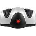 thumbnail image 2 of Electric Knife Sharpener, Two-Stage Sharpener, Black/Silver, Material: ABS Plastic, 2 of 5