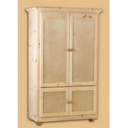 Duxbury Unfinished 46 in. Wardrobe Armoire