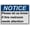 Warning Sign 2, variant on Weatherproof Vertical ANSI Elevator Sign (Attention No urinating on company property Restrooms available at elevator & office) 8 in" x 12 in" UV Resistant Indoor Outdoor Workplace Caution Sign