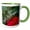 Green/White, variant on 3drose, Cicada, Bug, Member of Family Cicadidae, Insect - Na01 Csl0001 - Charles Sleicher, 11oz Two-tone Black Mug