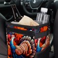 thumbnail image 6 of Turkey Mini Trash Can for Car: Foldable, with Lid, Leak-Proof, and Hanging Storage Bag, 6 of 6