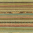 thumbnail image 1 of Ahgly Company Tapis d'Intérieur Carré Abstrait Jaune, 8 Pieds Carré, 1 of 6