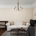 thumbnail image 6 of 42685-35 Livex Lighting Estate - 5 Light Chandelier in Farmhouse Style - 25 Inches wide by 24 Inches high-Polished Nickel Finish    -Traditional, 6 of 17