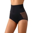 thumbnail image 5 of SAZBJOJN Shapewear Panties Summer Mesh Breathable Slimming Shaper Panties Comfort Shaper Underwear High Waist Tummy Control Butt Lifter Shapewear Shorts for Women Size M Black, 5 of 6