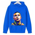 thumbnail image 2 of Sudadera deportiva azul de primavera y otoño CALIENTE 2024 para niños y niñas, sudadera con capucha estampada de Mbappé, ropa para niños, sudaderas con capucha para niñas, 2 of 5