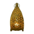 thumbnail image 2 of Farol de vela marroquí Portavelas Hueco Farol de vela Colgante Linterna decorativa Linterna de mesa de metal para patio Interior Sala de estar al aire , estilo b BLESIY Linterna de vela, 2 of 8