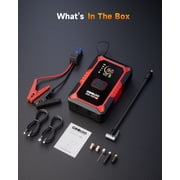 GOOLOO A5 Jump Starter with Air Compressor, 4000A Car Battery Jump Starter for All Gas & 10.0L Diesel Engines, 45W PD Fast Charging, Portable 12V Jump Box with 160 PSI Tire Inflator Auto Shut-Off