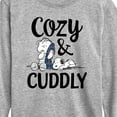 thumbnail image 3 of Peanuts - Snoopy and Linus Cozy And Cuddly - Toddler And Youth Long Sleeve Graphic T-Shirt, 3 of 6