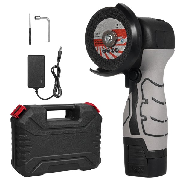 Amoladora angular inalámbrica, herramienta de molienda eléctrica de 7000RPM, Mini amoladora con