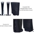 thumbnail image 4 of Funda protectora para PS5. Tela Oxford, antiarañazos, impermeable y con puerto de cable trasero para Sony Playstation 5 (versión digital y de disco)., 4 of 5