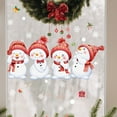 thumbnail image 6 of HomeKingdee Winter Window Clings Colorful Snowman Christmas Reusable Window Decals for Xmas Holiday Party Home School Office Decor, 6 of 6