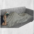 thumbnail image 6 of Geometric Soft Flannel Fleece Throw Blanket, Angled Lines Optical Illusion 3D Style Cubes Pattern Diagonal Stripes, Cozy Plush for Indoor and Outdoor Use, 50" x 60", Beige Charcoal Grey, by Ambesonne, 6 of 6