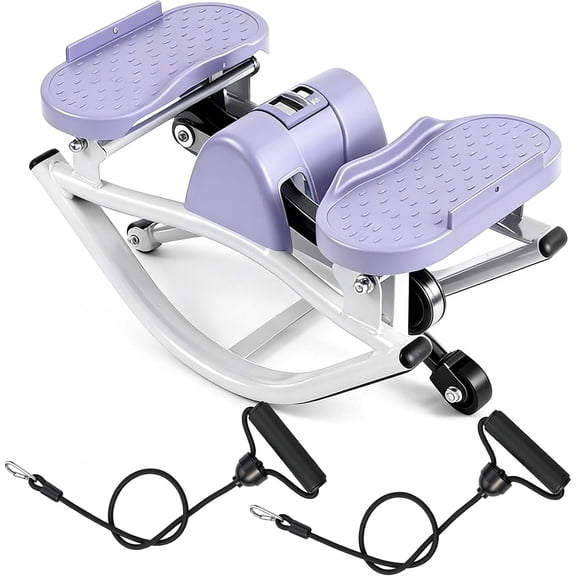 Rock Fitness Stepper, Portable Step Rocker Side to Side at , Aerobic Workout Machine Fitness Equipment Suitable for Apartment and Dormitory