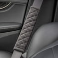 thumbnail image 4 of Almohadilla para cinturón de seguridad Amooca Soft para coche, 2 unidades, negra, 4 of 7