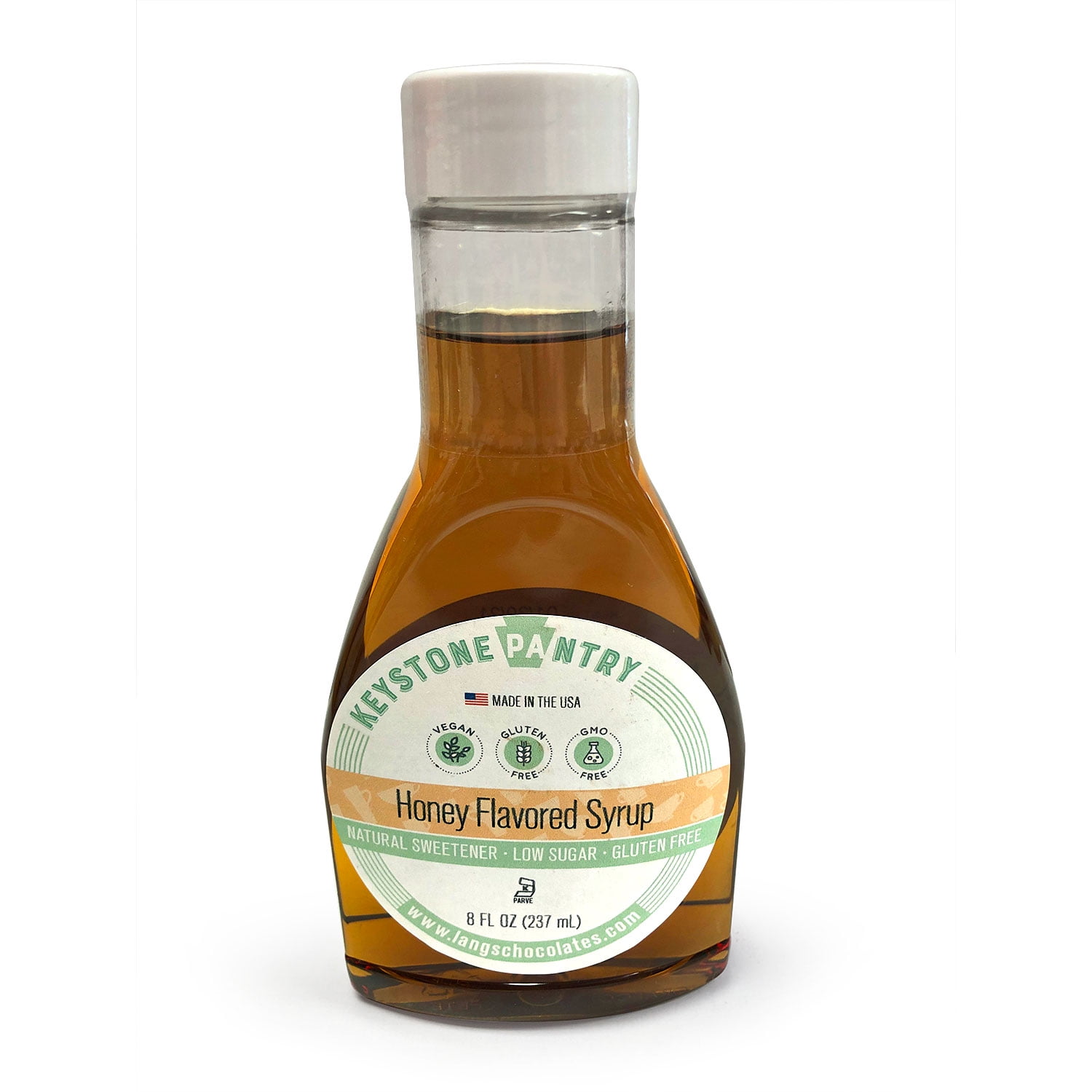 Keystone Pantry Honey Flavored syrup, sweetened with Allulose and Monk