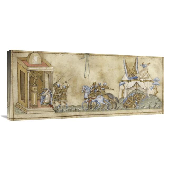 40 in. The Death of Sennacherib Art Print - Italian 14th Century