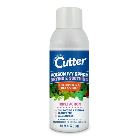 Cutter™ First Aid Drying & Soothing Poison Ivy Spray for Itch Relief, 4.1oz